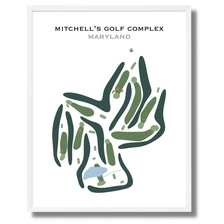 Mitchell's Golf Complex, Maryland - Printed Golf Course