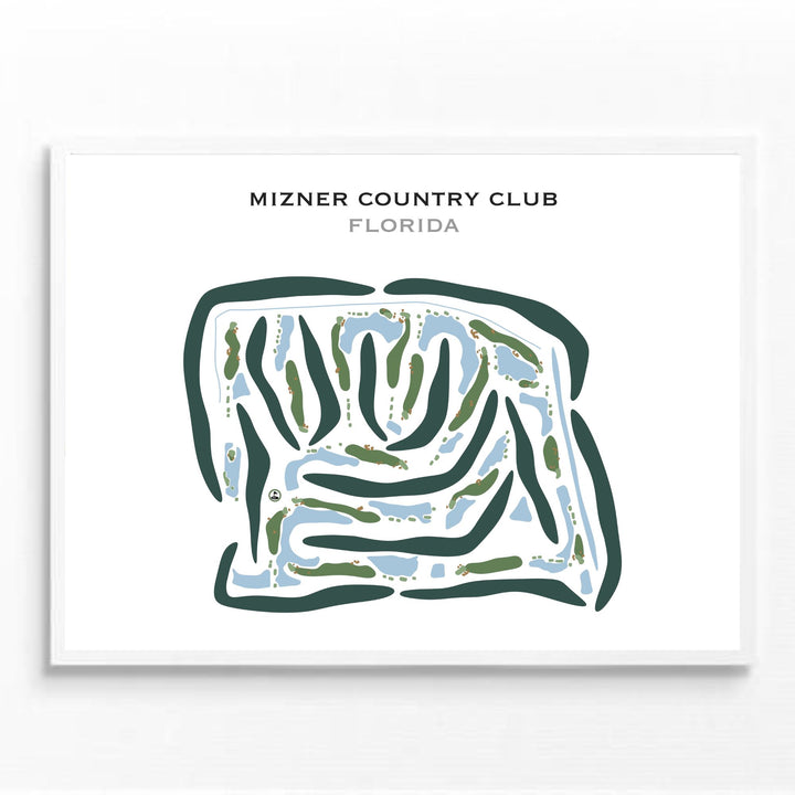 Mizner Country Club, Florida - Printed Golf Courses