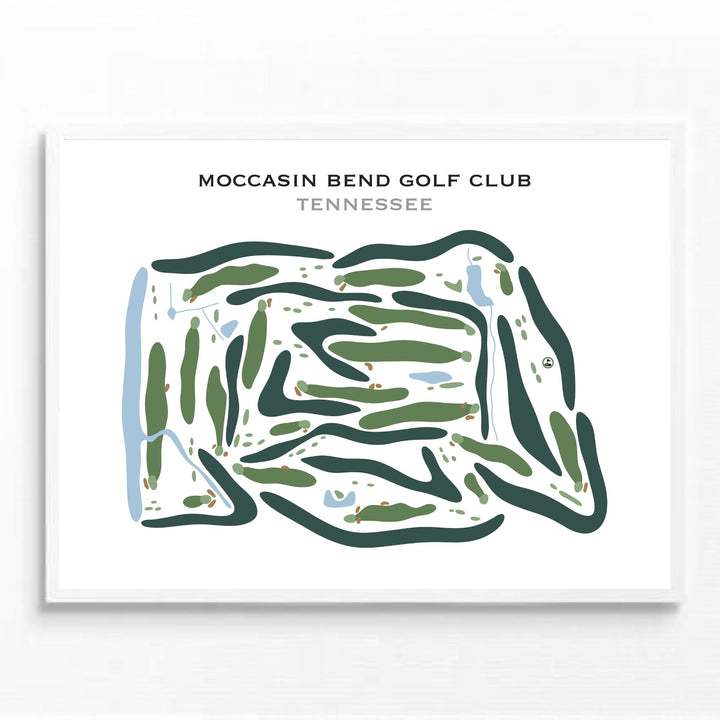 Moccasin Bend Golf Club, Tennessee - Printed Golf Courses