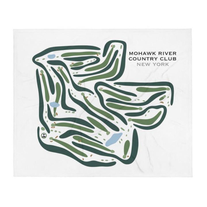 Mohawk River Country Club, New York - Printed Golf Courses - Golf Course Prints