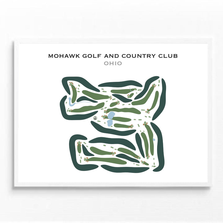 Mohawk Golf & Country Club, Ohio - Printed Golf Courses
