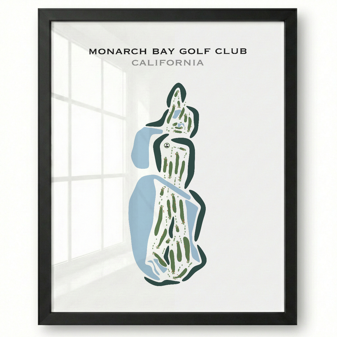 Monarch Bay Golf Club, California - Printed Golf Courses