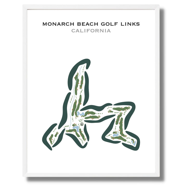 Monarch Beach Golf Links, California - Printed Golf Course