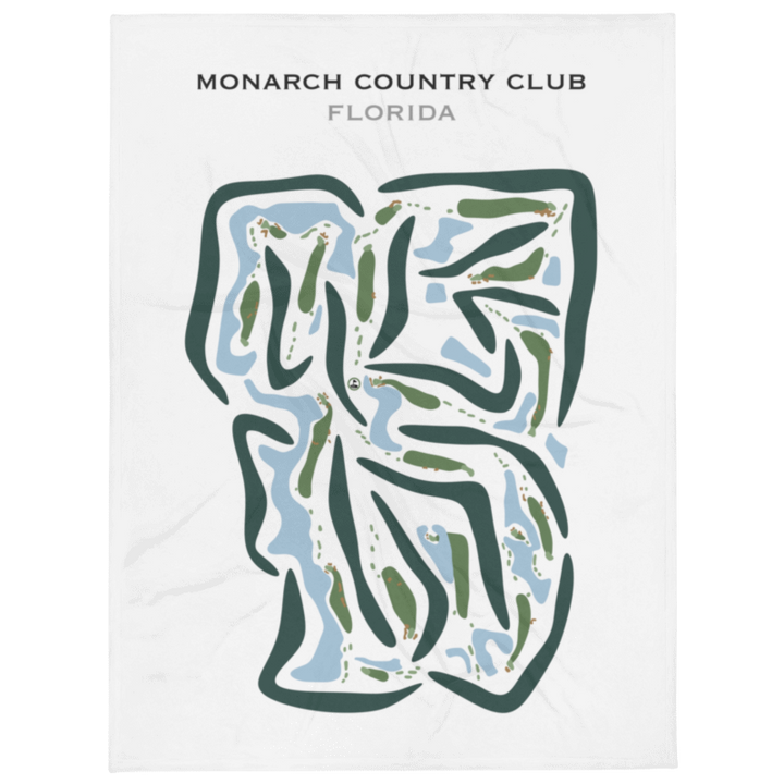 Monarch Country Club, Florida - Printed Golf Courses