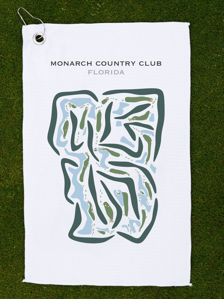 Monarch Country Club, Florida - Printed Golf Courses