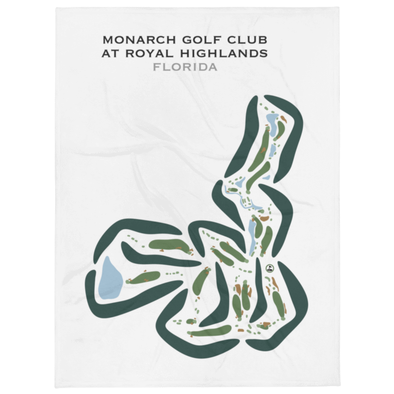 Monarch Golf Club at Royal Highlands, Florida - Printed Golf Courses