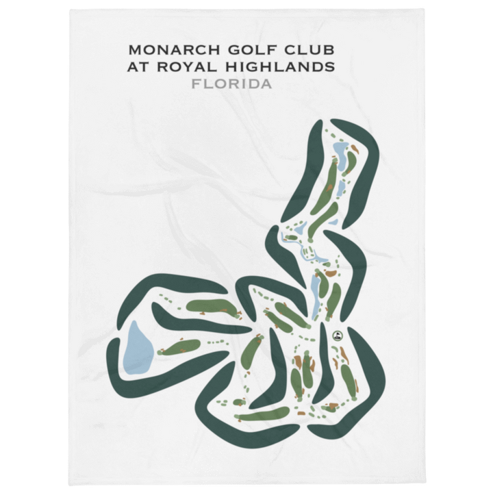 Monarch Golf Club at Royal Highlands, Florida - Printed Golf Courses
