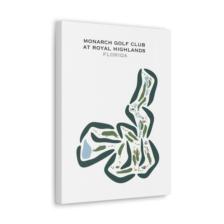 Monarch Golf Club at Royal Highlands, Florida - Printed Golf Courses