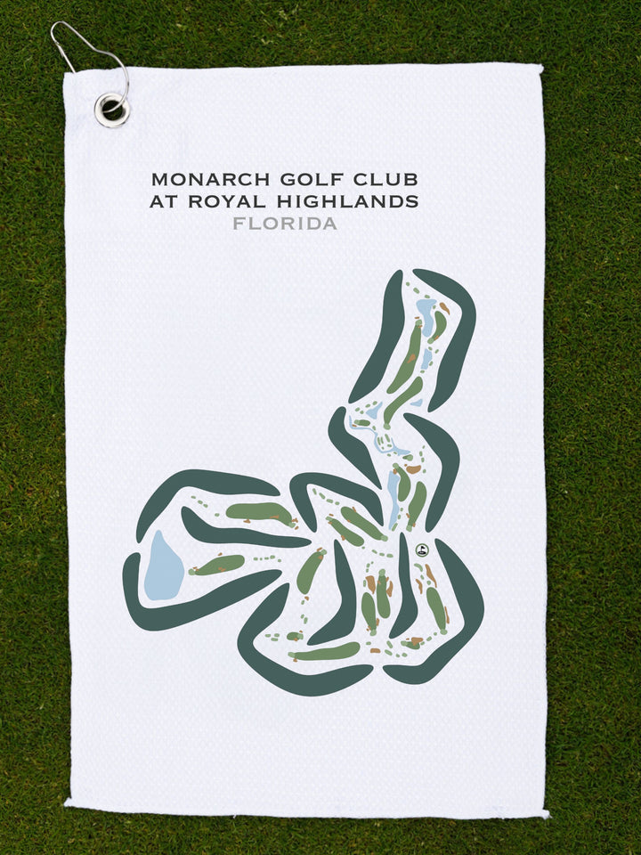 Monarch Golf Club at Royal Highlands, Florida - Printed Golf Courses