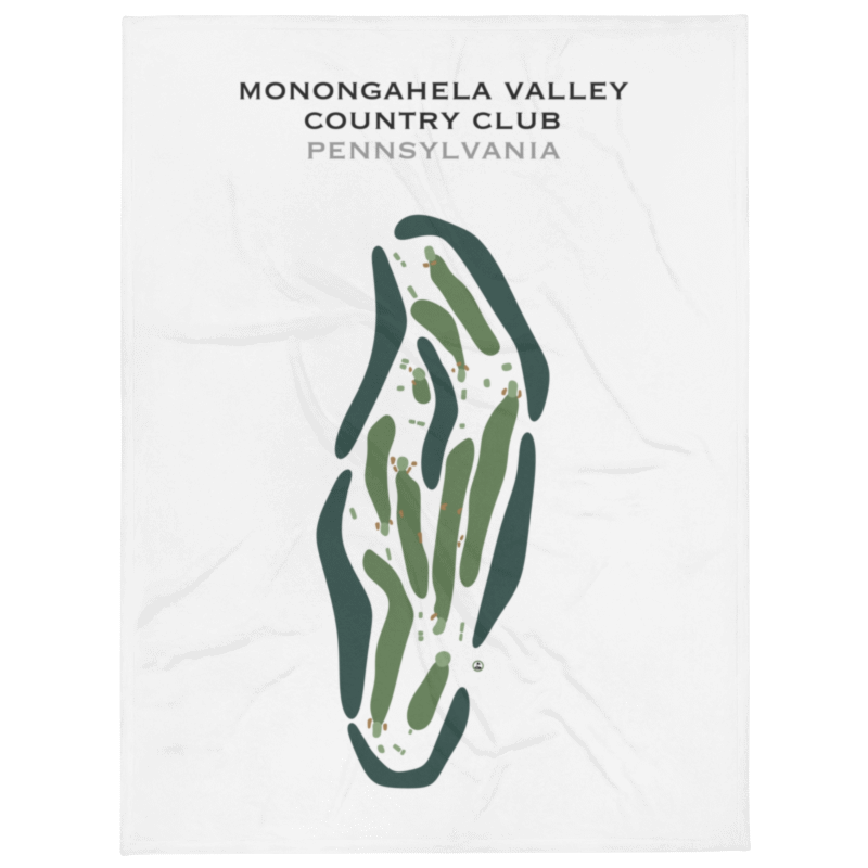 Monongahela Valley Country Club, Pennsylvania - Printed Golf Courses
