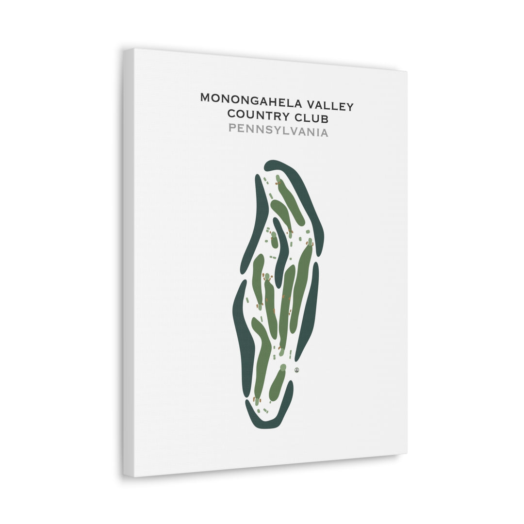 Monongahela Valley Country Club, Pennsylvania - Printed Golf Courses