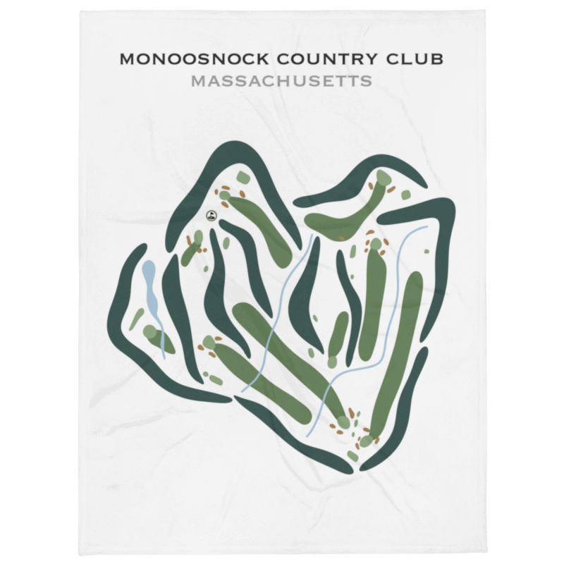 Monoosnock Country Club, Massachusetts - Printed Golf Courses