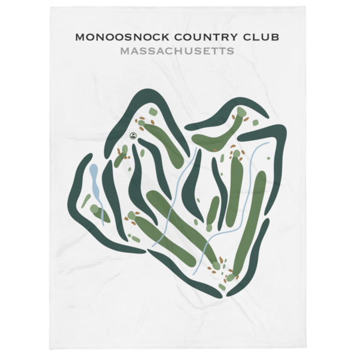 Monoosnock Country Club, Massachusetts - Printed Golf Courses