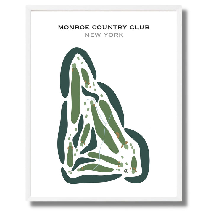 Monroe Country Club, New York - Printed Golf Courses