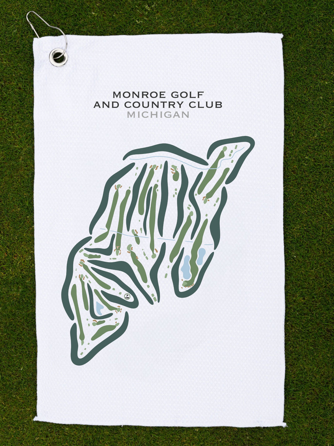 Monroe Golf and Country Club, Michigan - Printed Golf Courses