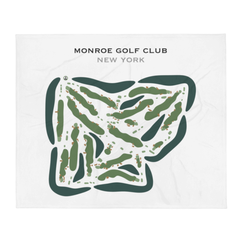 Monroe Golf Club, New York - Printed Golf Courses