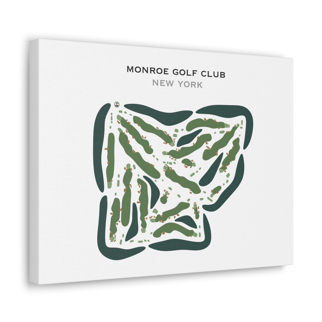 Monroe Golf Club, New York - Printed Golf Courses