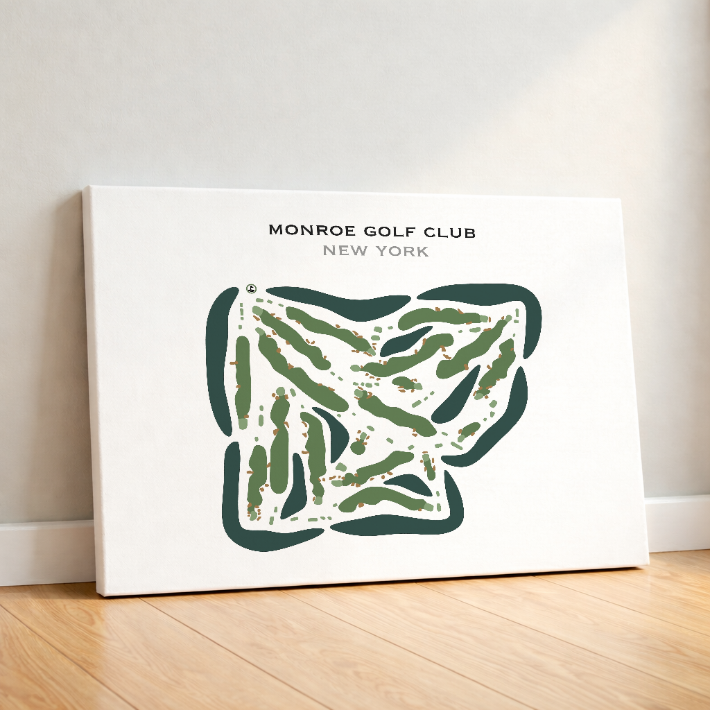 Monroe Golf Club, New York - Printed Golf Courses