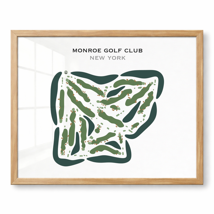Monroe Golf Club, New York - Printed Golf Courses