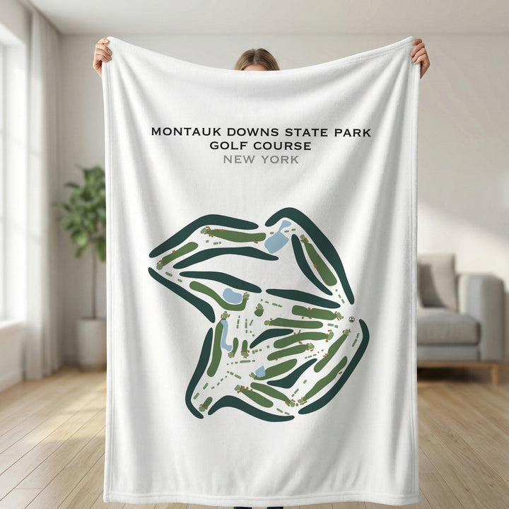 Montauk Downs State Park Golf Course, New York - Printed Golf Courses