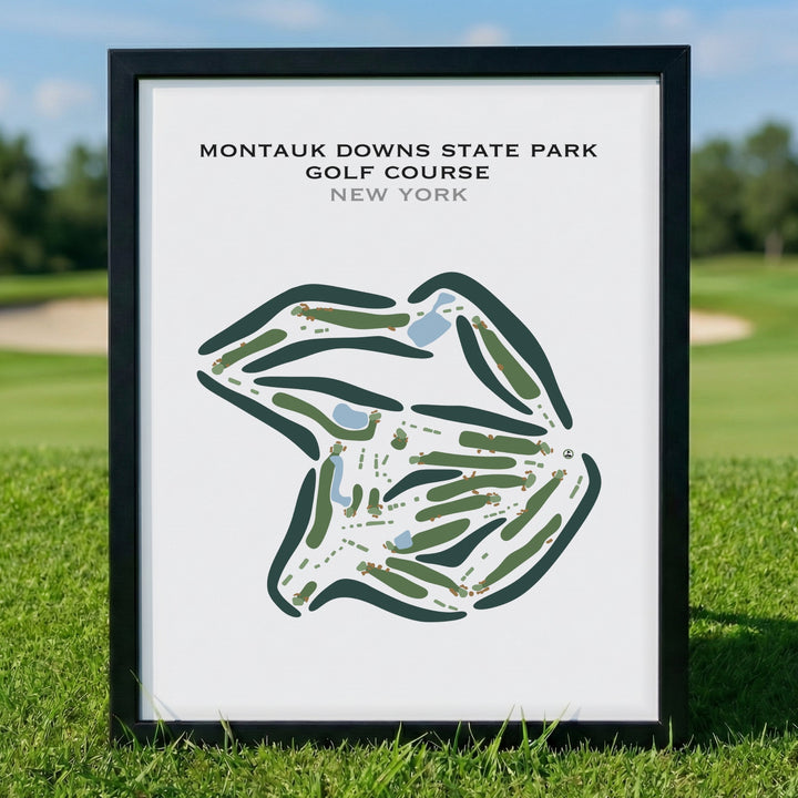 Montauk Downs State Park Golf Course, New York - Printed Golf Courses
