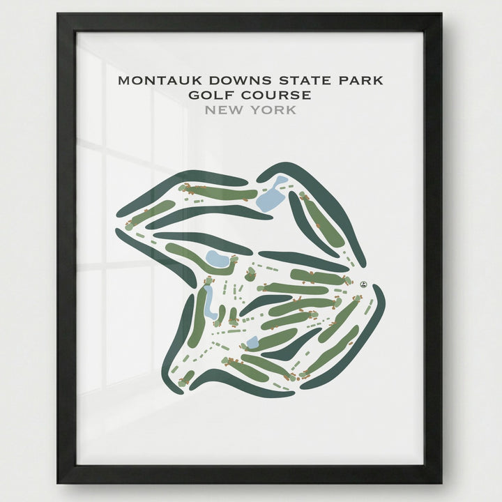 Montauk Downs State Park Golf Course, New York - Printed Golf Courses