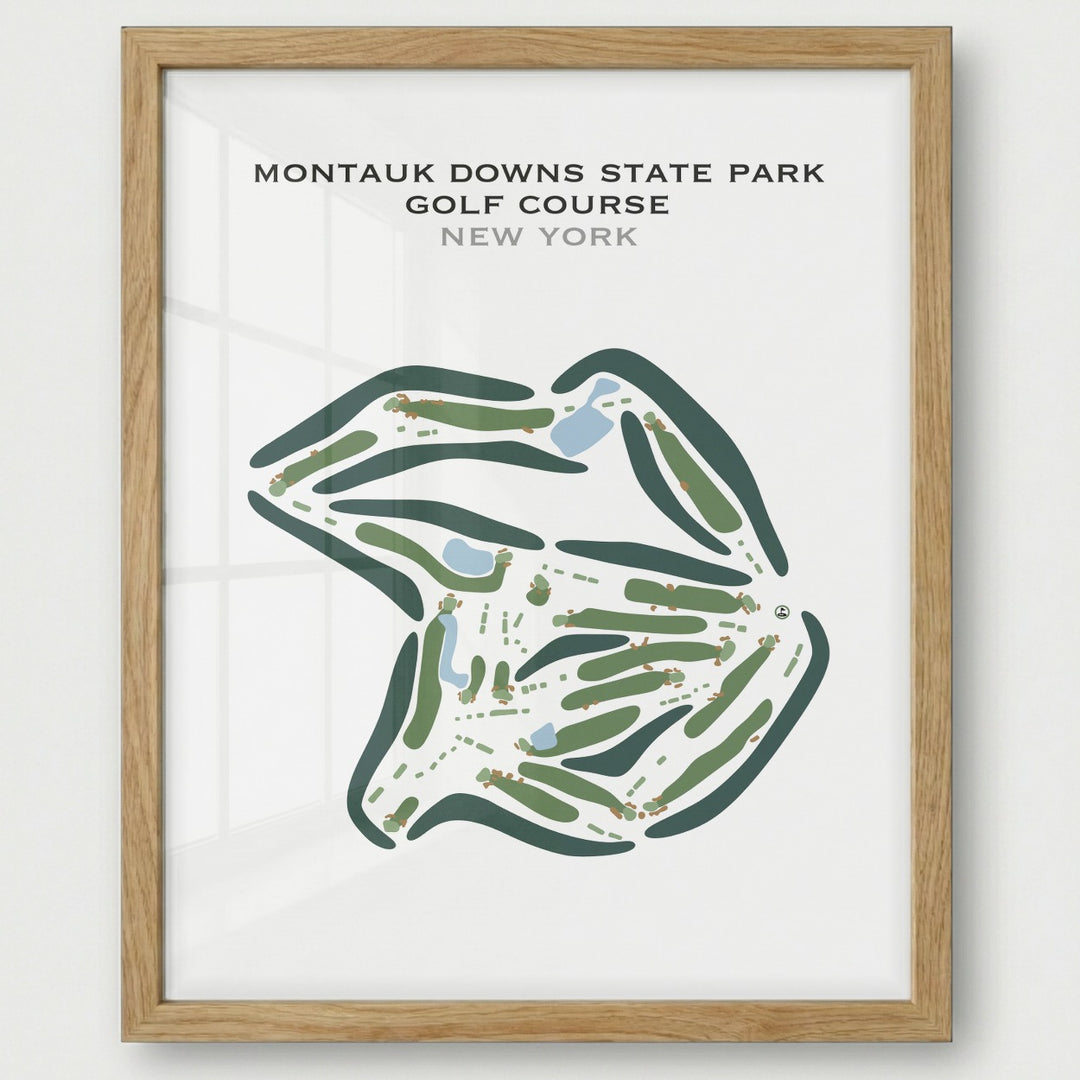 Montauk Downs State Park Golf Course, New York - Printed Golf Courses