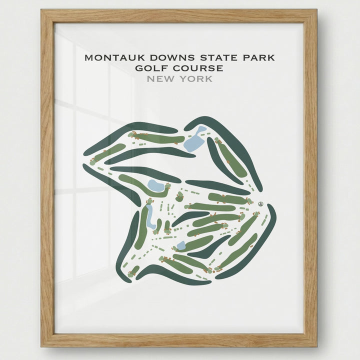 Montauk Downs State Park Golf Course, New York - Printed Golf Courses