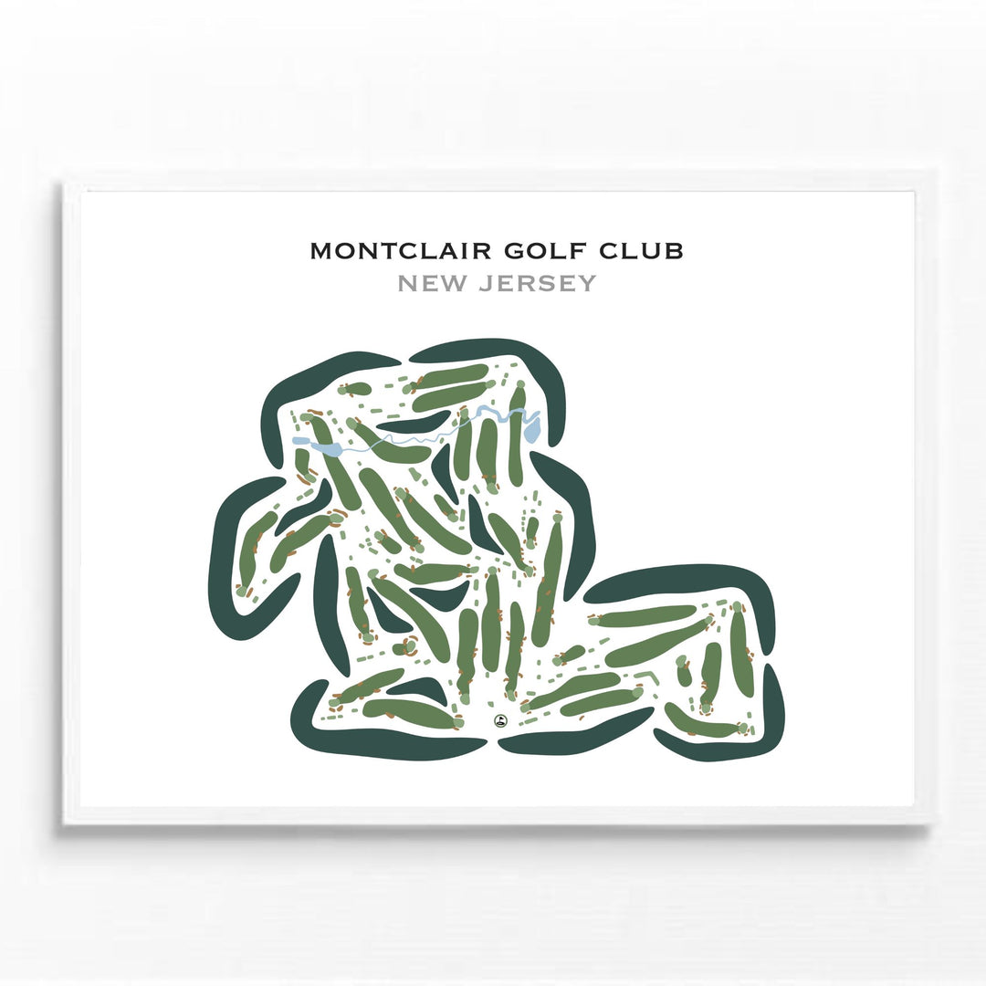Montclair Golf Club, New Jersey - Printed Golf Courses