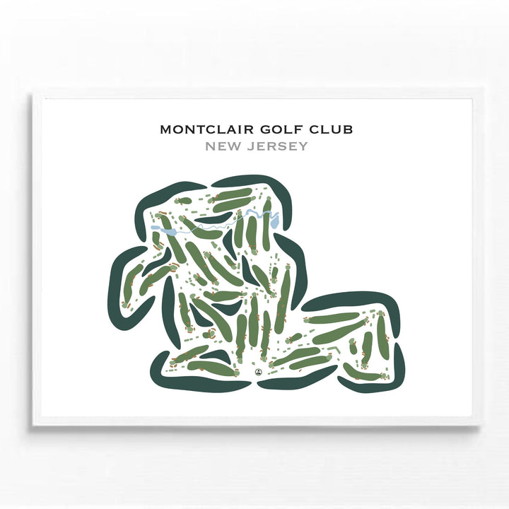 Montclair Golf Club, New Jersey - Printed Golf Courses