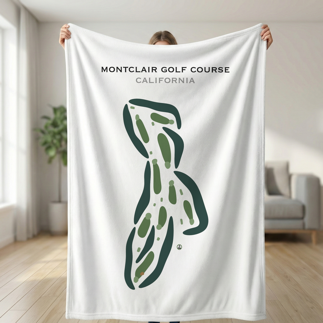 Montclair Golf Course, California - Printed Golf Courses
