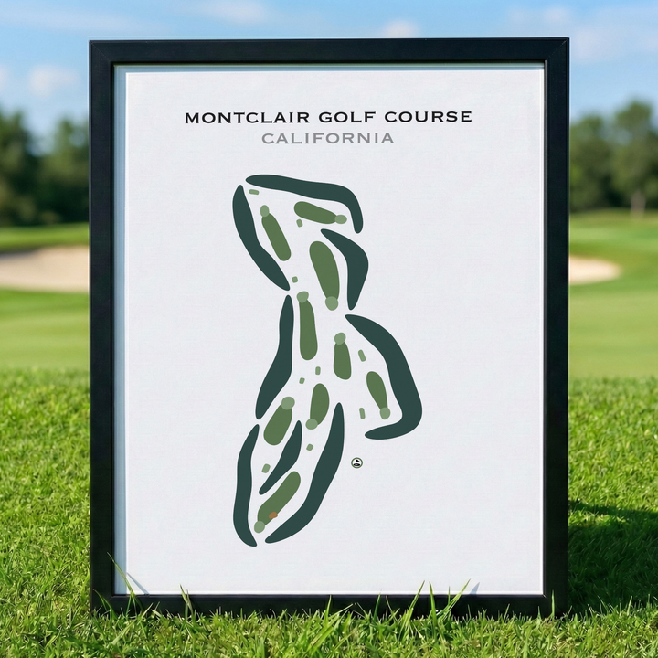 Montclair Golf Course, California - Printed Golf Courses