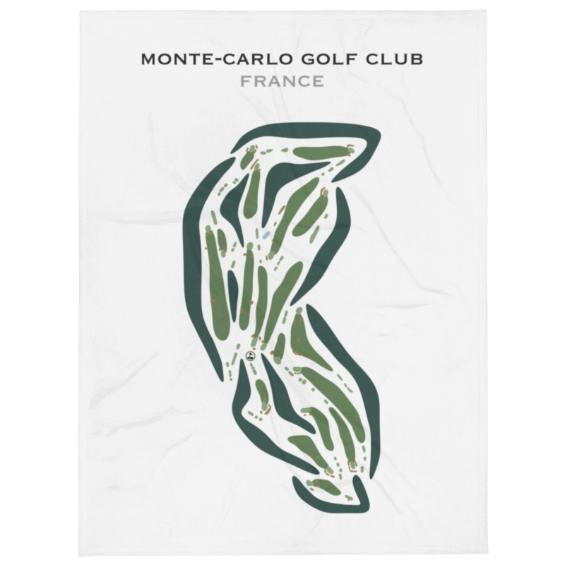 Monte-Carlo Golf Club, France - Printed Golf Courses