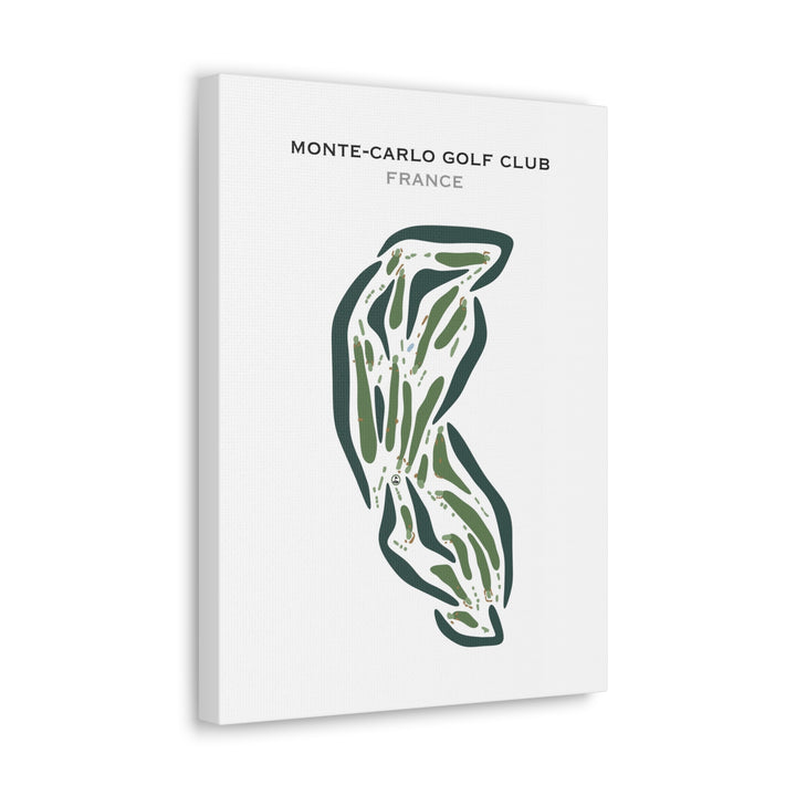 Monte-Carlo Golf Club, France - Printed Golf Courses