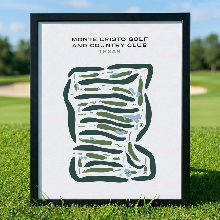 Monte Cristo Golf & Country Club, Texas - Printed Golf Courses
