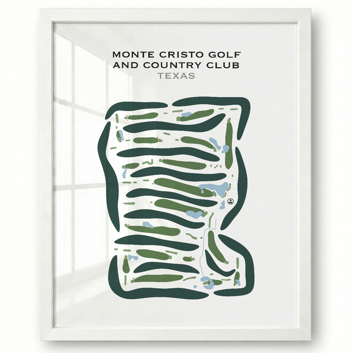 Monte Cristo Golf & Country Club, Texas - Printed Golf Courses