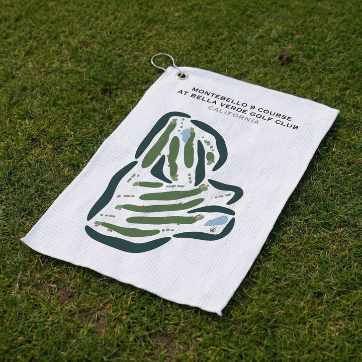 Montebello 9 Course at Bella Verde Golf Club, California - Printed Golf Courses