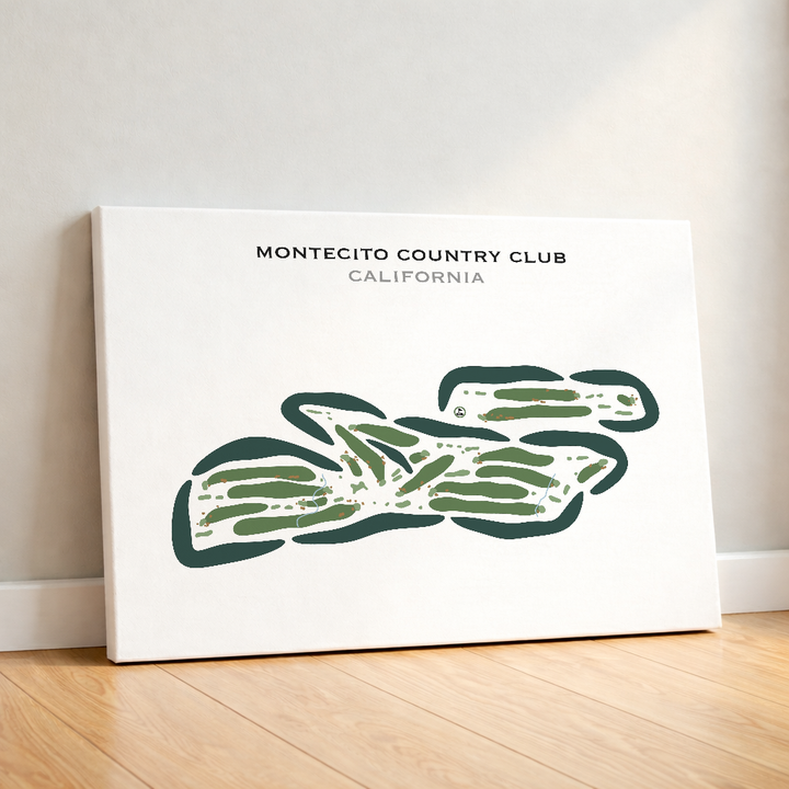 Montecito Country Club, California - Printed Golf Courses