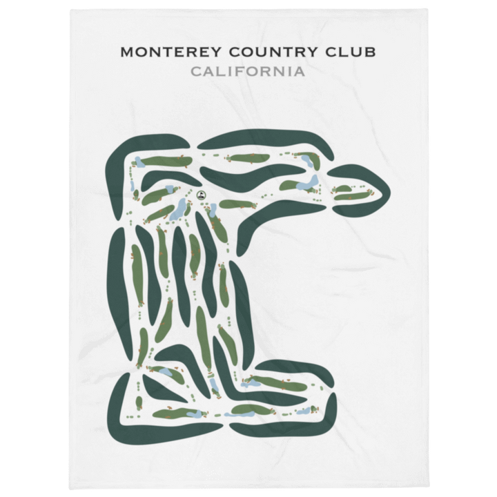 Monterey Country Club, California - Printed Golf Courses