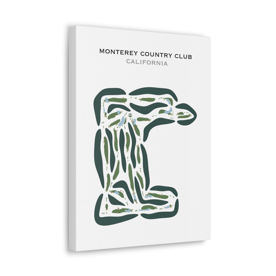 Monterey Country Club, California - Printed Golf Courses