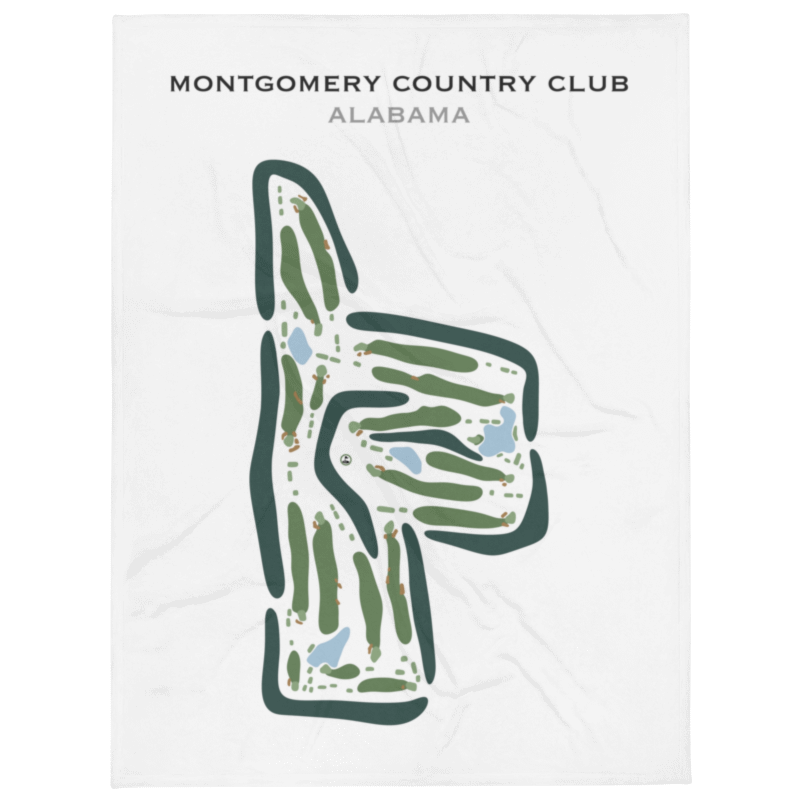 Montgomery Country Club, Alabama - Printed Golf Courses