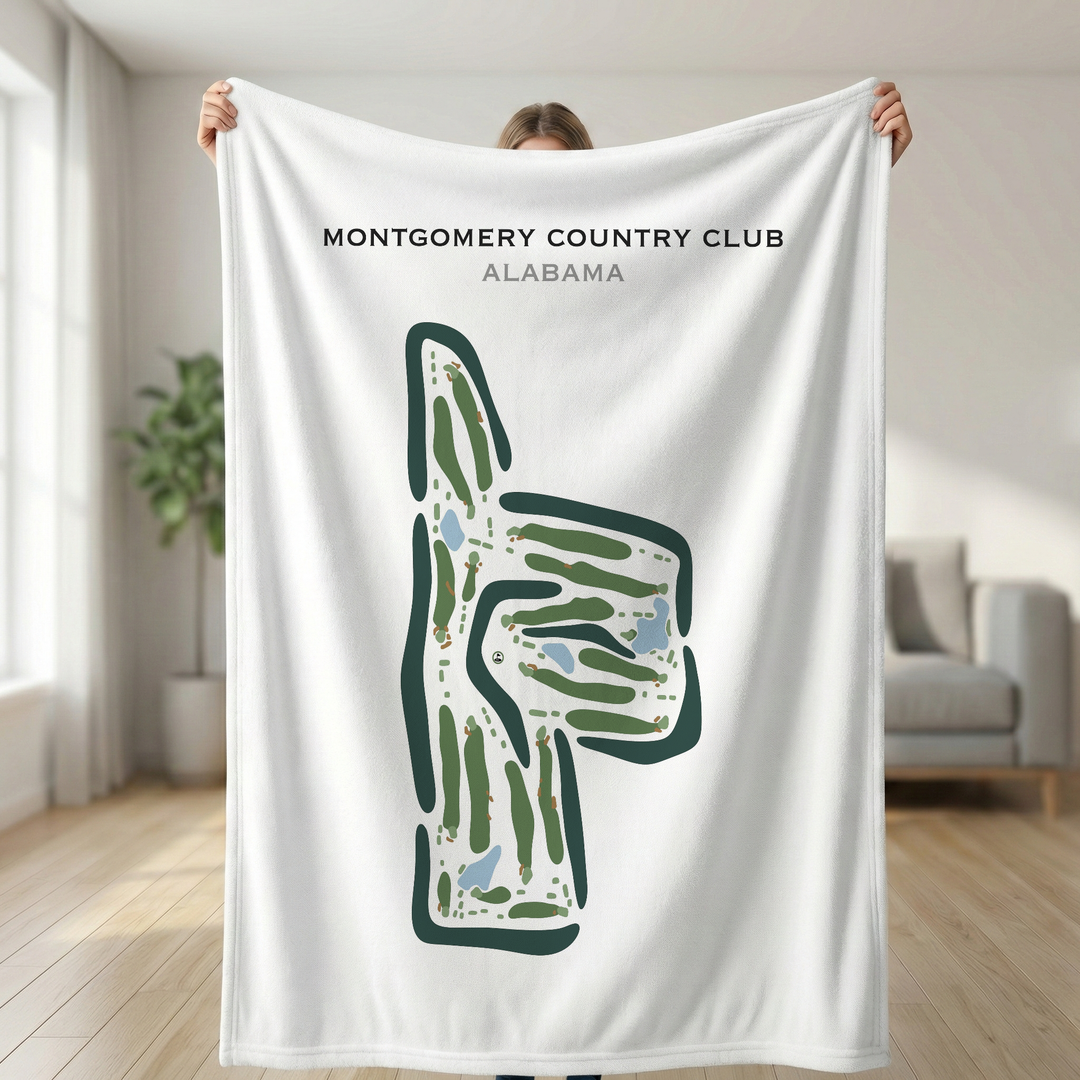 Montgomery Country Club, Alabama - Printed Golf Courses