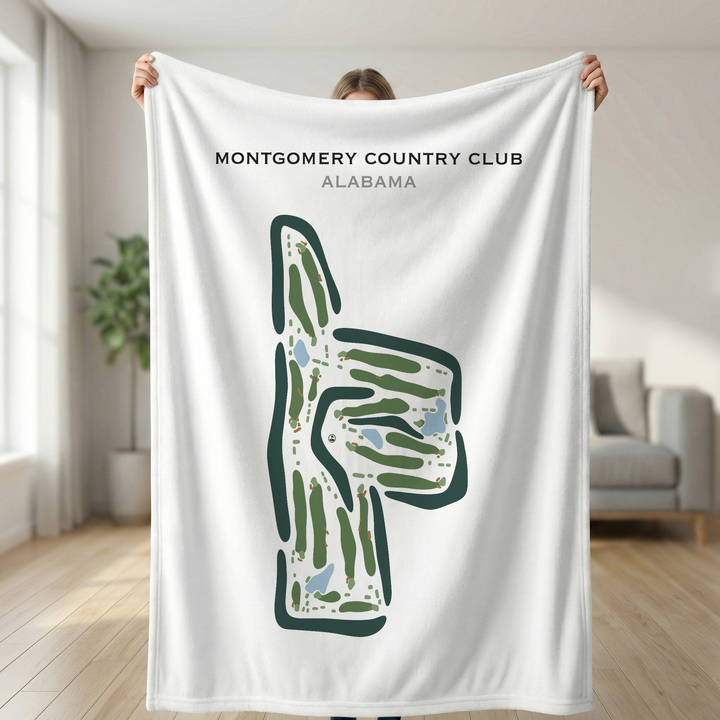 Montgomery Country Club, Alabama - Printed Golf Courses