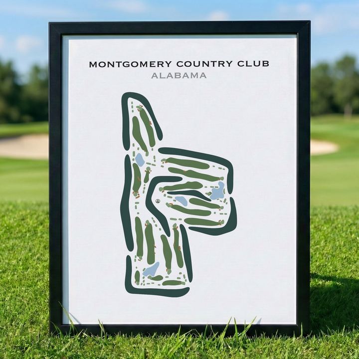 Montgomery Country Club, Alabama - Printed Golf Courses
