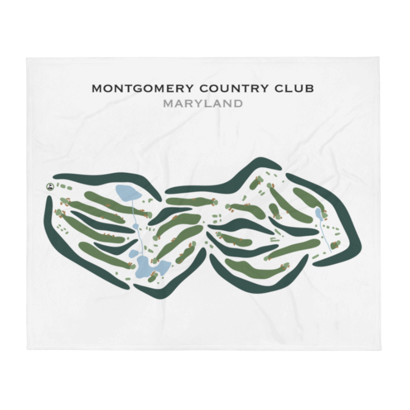 Montgomery Country Club, Maryland - Printed Golf Courses