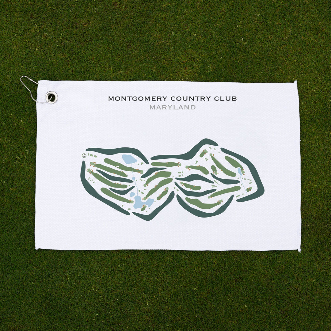 Montgomery Country Club, Maryland - Printed Golf Courses