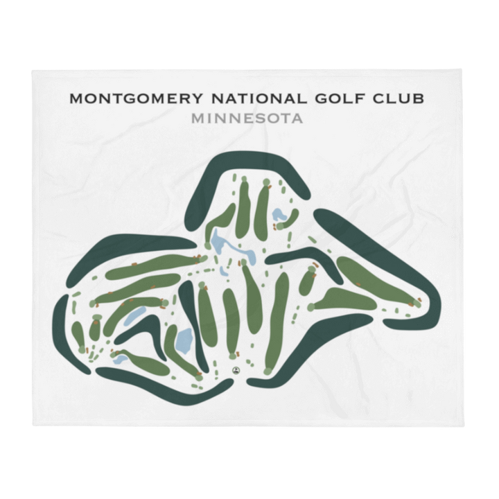 Montgomery National Golf Club, Minnesota - Printed Golf Courses