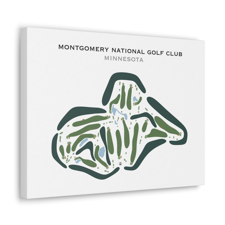 Montgomery National Golf Club, Minnesota - Printed Golf Courses