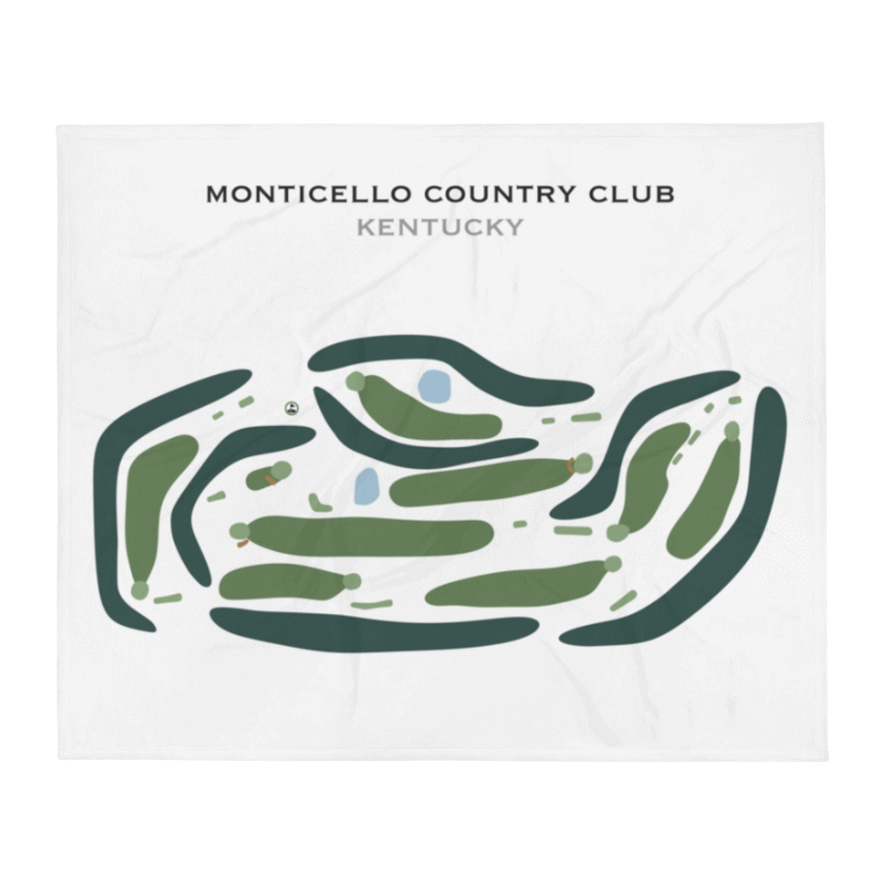 Monticello Country Club, Kentucky - Printed Golf Courses