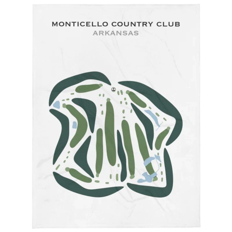 Monticello Country Club, Arkansas - Printed Golf Courses